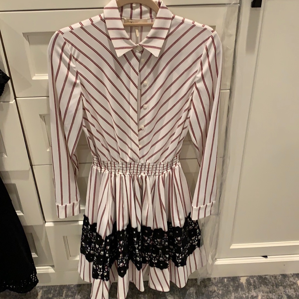 Maje Long Sleeve Dress